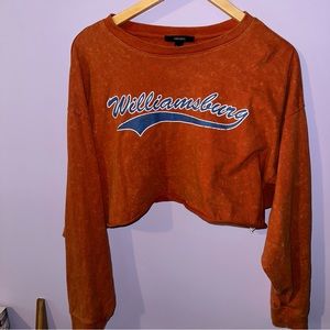 Long sleeve cropped top